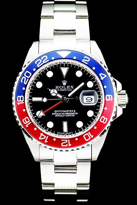 rolex blue red dial